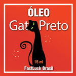 gato preto rotulo